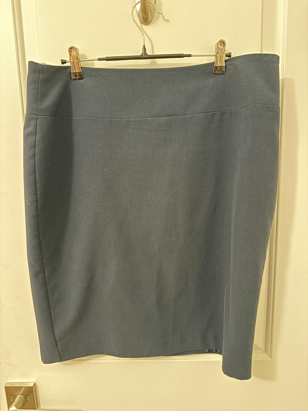 Alfani Classic Navy Pencil Skirt - Women's Professional Skirt